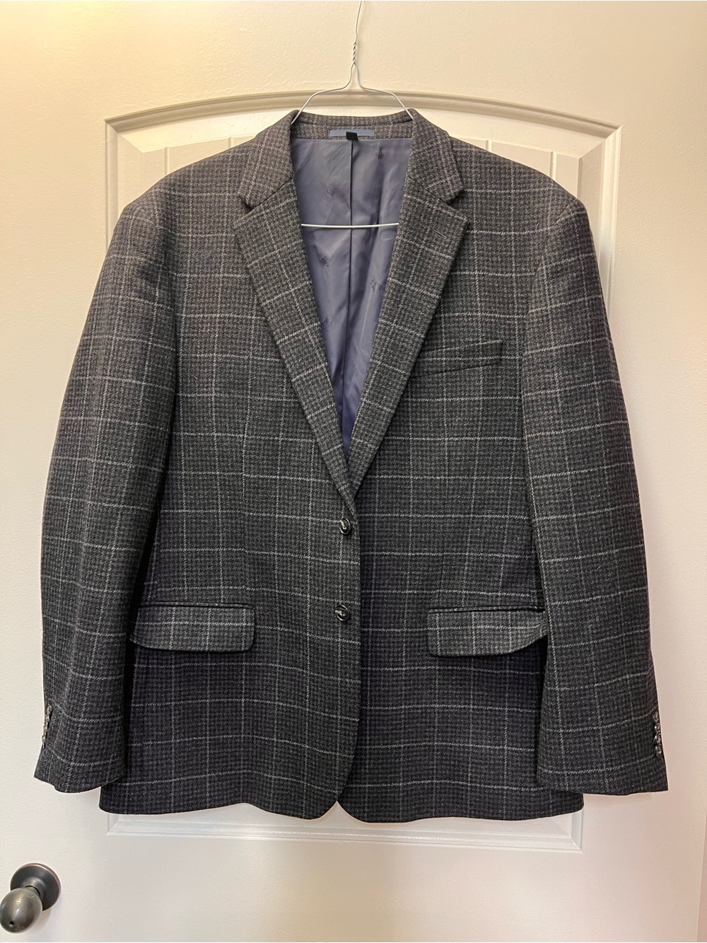 Jos. A. Bank Gray Windowpane Sport Coat